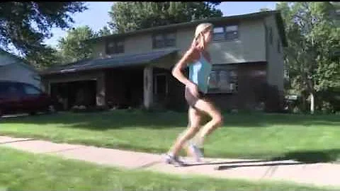 Bettendorf, IA marathoner and teacher, Lori French...