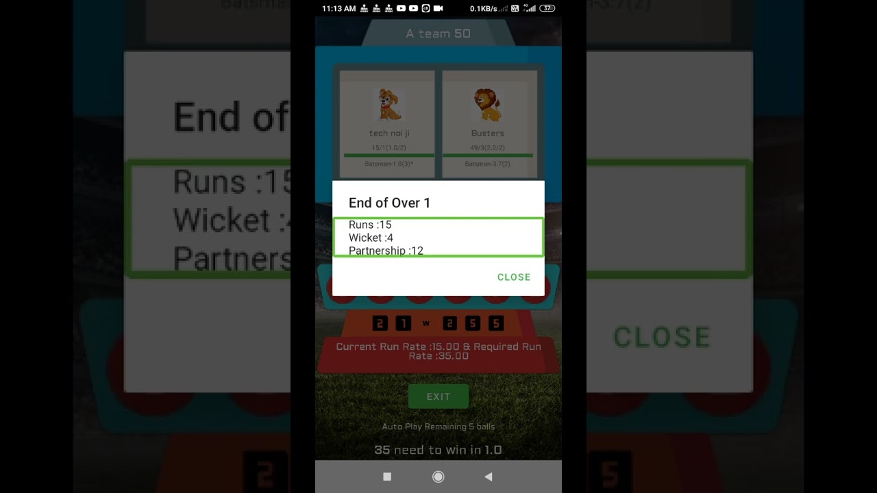 how to play new cricket game with full real commentary for the blind user