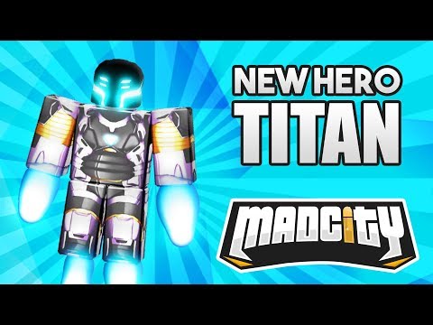 Roblox Mad City Update New Titan Hero Livestream Youtube