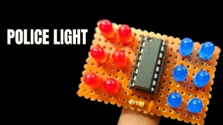 How To Make Police Flasher Light | Electronics Project