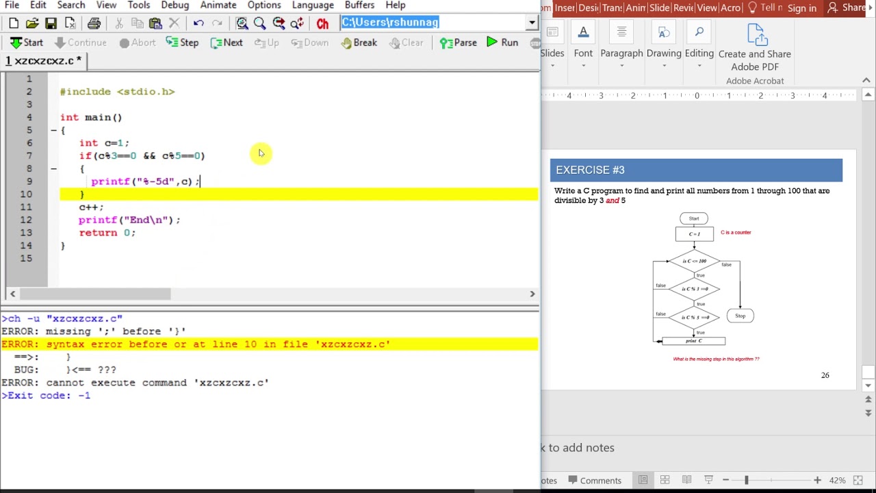 C Programming : Lecture#6 ( while loop ) Exercise#3 - YouTube