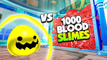 1000 BLOOD SLIMES vs 1 POWERFUL LIGHT SLIME - Slime Rancher Mods