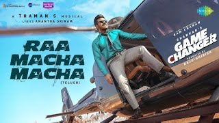 Raa Macha Macha (Telugu) | Game Changer | Nakash Aziz | Ram Charan |