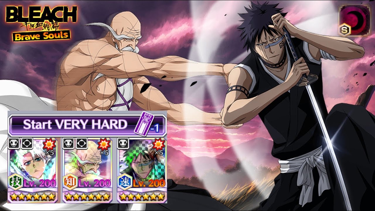 MELLE ARRANCAR VERY HARD GUILD QUEST CLEAR - Bleach Brave Souls 