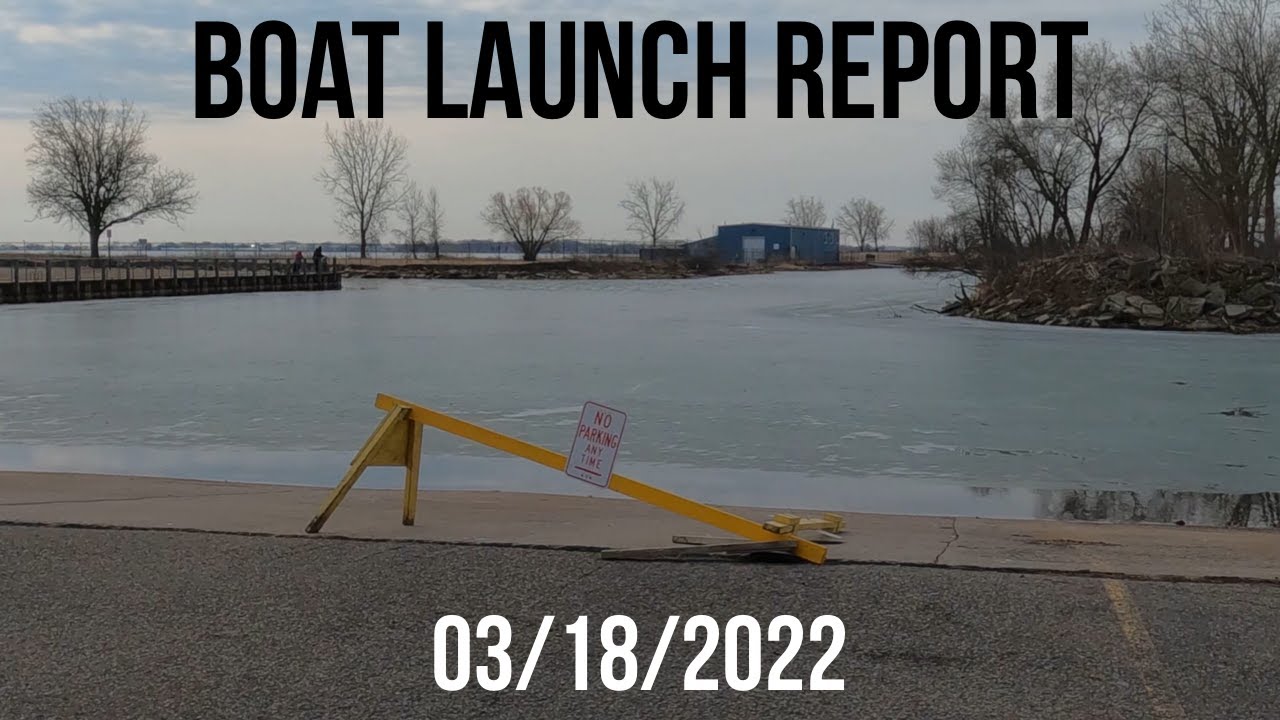 Lake St Clair Boat Launch Report 03/18/2022 YouTube