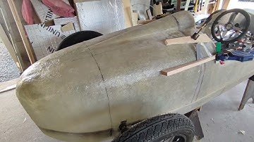Cyclekart Auto Union fitting bodywork