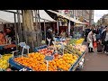 Unbelievable ORGANIC FOOD Market - NETHERLANDS FOOD in Amsterdam , De Pijp , Netherlands 4k