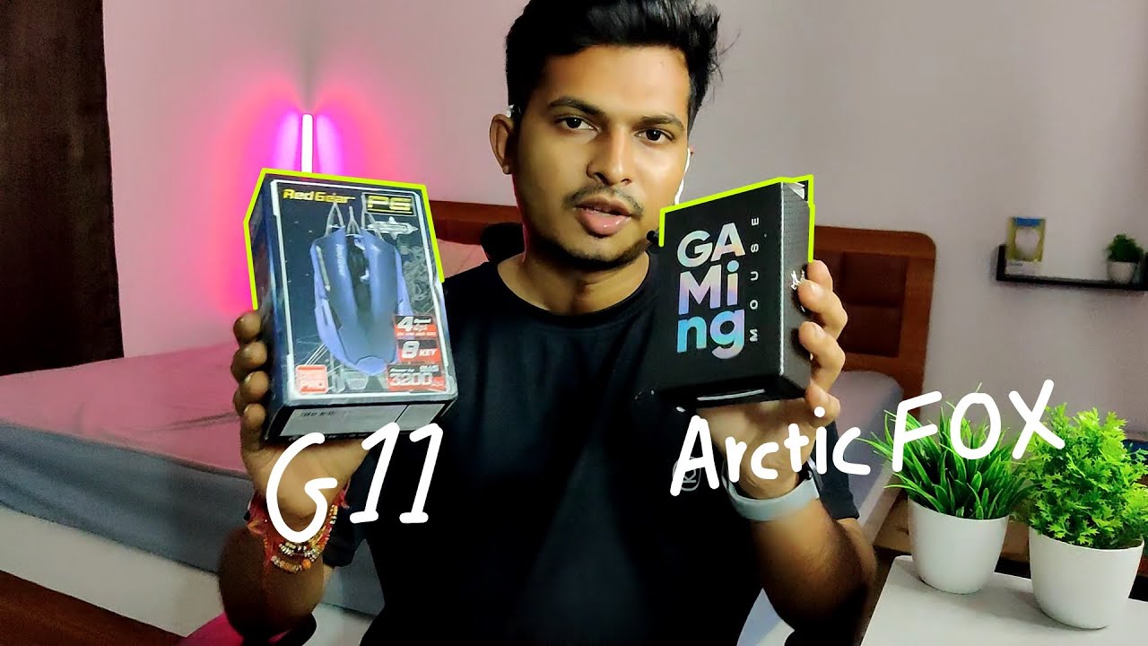 Dragonwar RedGear G11 VS Arctic Fox Gaming Mouse comparison