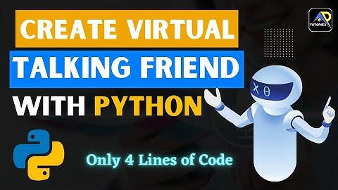 Create Your VIRTUAL ASSISTANT by 4 lines of Python Code | Intro to text to speech module | TUTORIEX