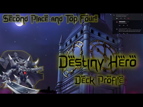 Yu-Gi-Oh! OTS Locals 2nd Place and Top 4 Destiny Hero Deck Profile! Dominance and Disc Commander!?