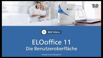 ELOoffice 11 - Die Benutzeroberfläche