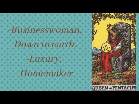 Video: „Královna Pentacles“(Tarot) a význam karty v lásce, práci
