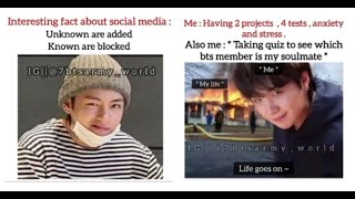 BTS funny memes only army's can understand 😅🤗😜