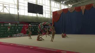 Мяч Групповое выступление Художественная гимнастика