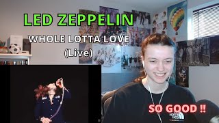 Reaction to LED ZEPPELIN -  "WHOLE LOTTA LOVE" (Live at The Royal Albert Hall 1970)