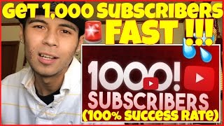 How to Get 1000 Subscribers Fast (100% Success Rate) | Reaction Therapy