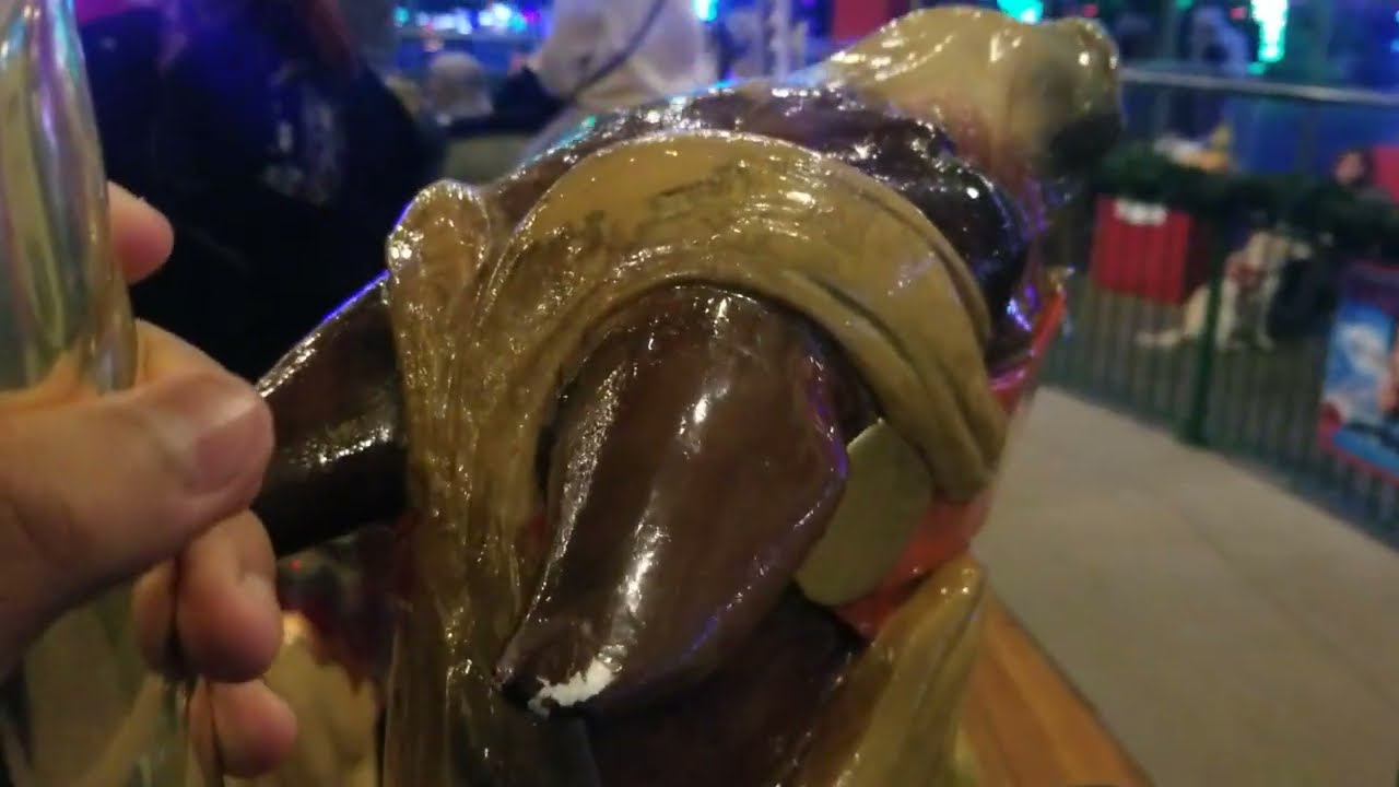 Columbus Zoo Carousel 153 organ Plays Wish You A Merry Christmas KingKeilani Ride 2nd Leader Horse