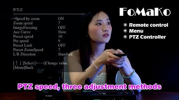 3 Ways to Change FoMaKo Live Streaming PTZ Camera