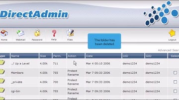 7) How to use File Manager in Direct Admin by Gecko Websites