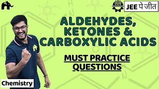 Alcohols, Phenols & Ethers Class 12 Chemistry JEE |  NCERT Chapter 7 | Must Practice Questions