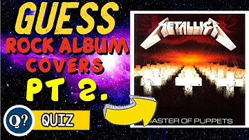 Guess 50 ROCK Album covers (Part 2) | Adivina las 50 portadas de ROCK Parte 2 | quiz | trivia | test