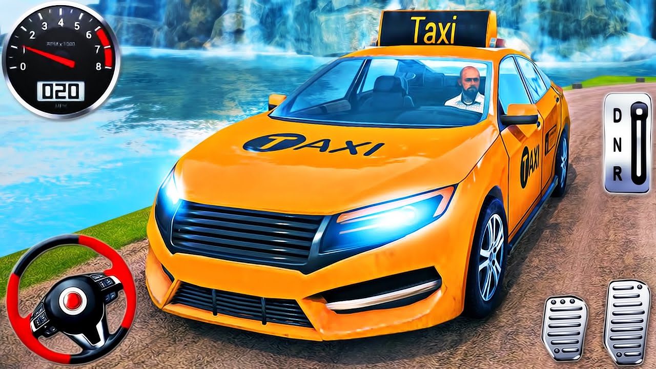 Car Taxi Cab Simulator 3D - Car Prado Driving in City - Android GamePlay