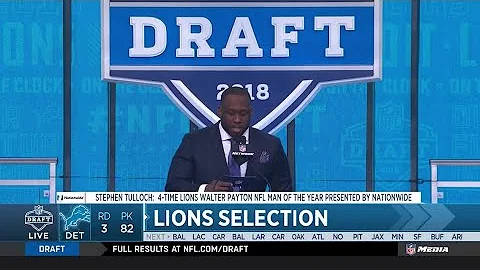 The Detroit Lions Draft Tracy Walker