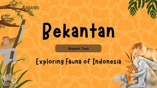 Report Text - Bekantan | Exploring Fauna of Indonesia | English for Nusantara