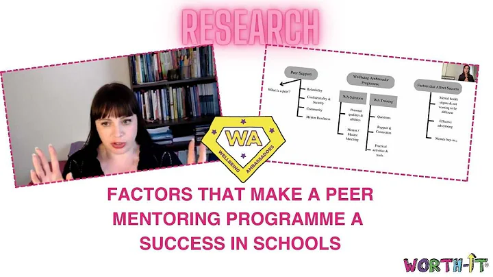 PEER MENTOR Research - Factors that Make Wellbeing Ambassadors a Success in Your School