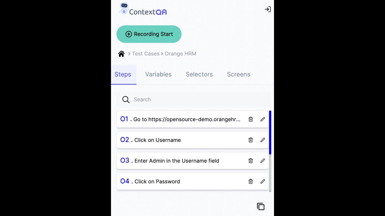 Copy Test Steps | Chrome Extension | ContextQA - YouTube
