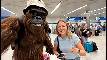 Bigfoot in Paris with Girlfriend 🇫🇷