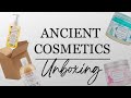 Ancient Cosmetics Unboxing #naturalskincare #blackownedbusiness