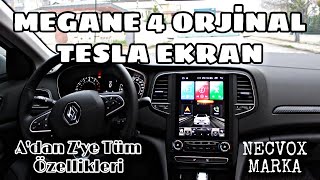 MEGANE 4 TESLA EKRAN TÜM ÖZELLİKLERİ MULTİMEDİA | NECVOX  MARKA | Oto Bilgi