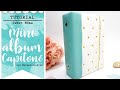 🌸 TUTORIAL 🌸 Mini album polipiel Capitoné con anillas de carpesano desde cero