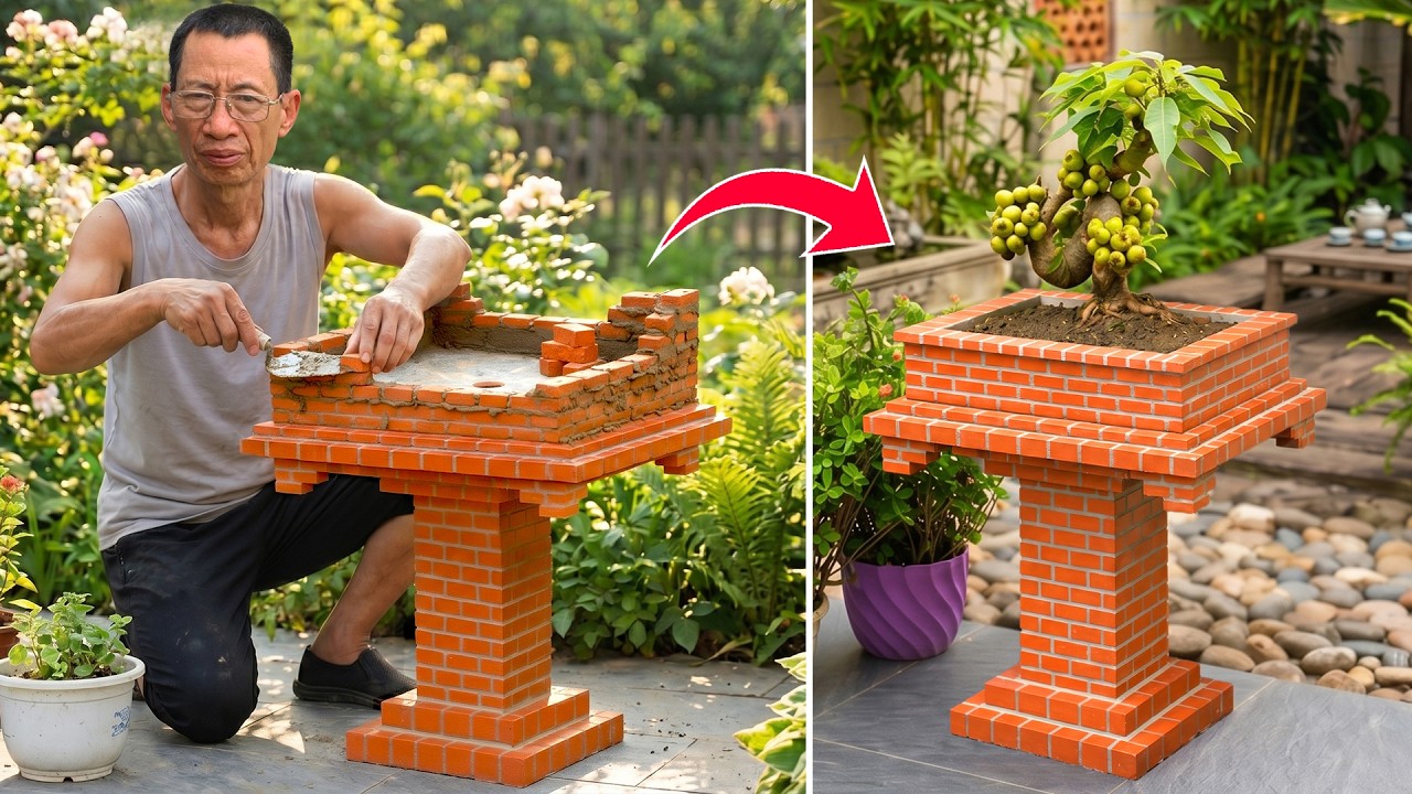 Making Pot Blocks Watch me build a pot with my DIY mini bricks - YouTube