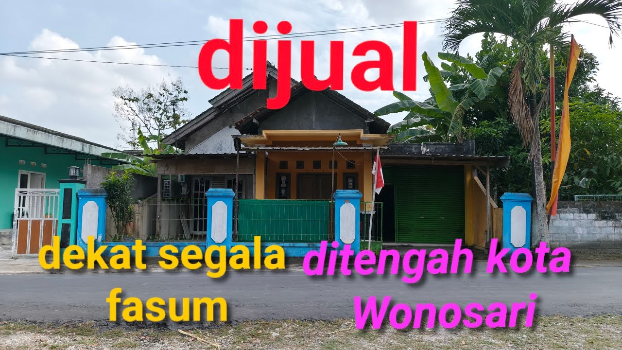 ❌terjual❌Dijual rumah dikawasan kota Wonosari@PakNuProperty 