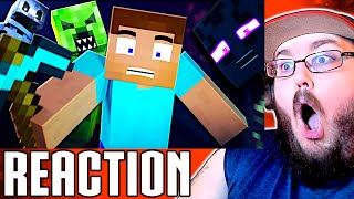 EVERY MINECRAFT MONSTER RAP  Creeper, Skeleton, Enderman, Zombie Animation compilation REACTION!!!