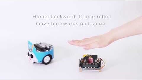 gesture recognition function of Cruise micro:bit STEM kits