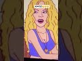 Excuse me ma’am that napkins not going to pick itself up - Beavis and Butthead