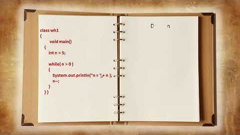 while loop dry run 1