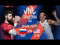 RUS vs. USA - Highlights Week 2 | Men's VNL 2021