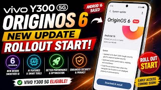 VIVO Y300 5G Origin OS 6 New Update Released| What's New in This Update 