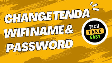 How to change Wifi Name & Password of Tenda Router (2024)