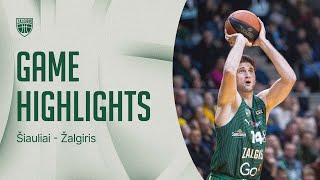 Šiauliai - Žalgiris Game Highlights 2026.01.11