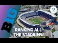 Big 10 football stadiums ranked