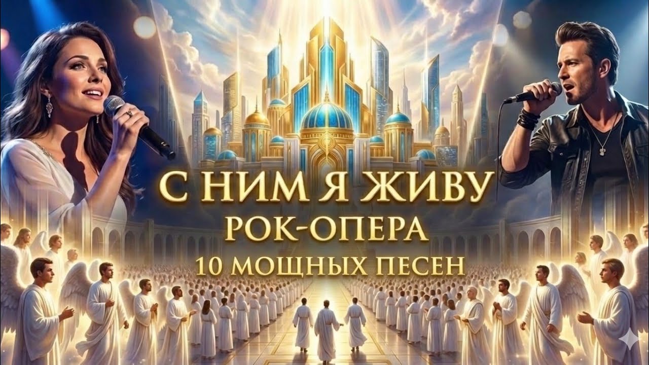 С НИМ Я ЖИВУ |⚠️ВКЛЮЧИ! Мощная Христианская Рок-Опера | 10 Песен / Автор: Зураб