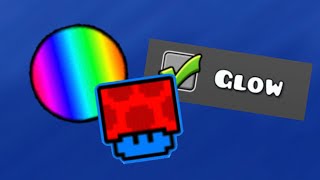 Geometry Dash - Unlocking Rainbow Trail & Glow Effect.