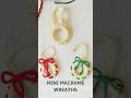 How to Make Cute Mini Macramé Wreaths!