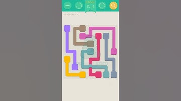 Puzzlerama Flow Bridges Advanced Solution Level 40