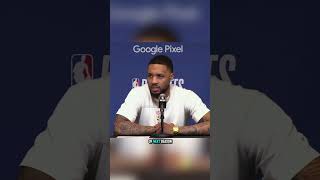 Its A Torn Achilles - Damian Lillard Postgame Interview - Pacers Vs Bucks - Game 4